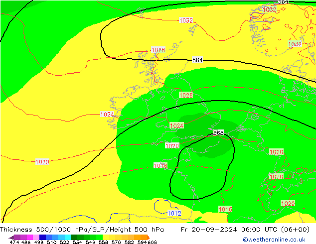 Thck 500-1000hPa ECMWF Pá 20.09.2024 06 UTC