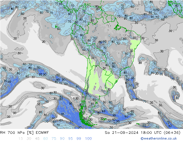 700 hPa Nispi Nem ECMWF Cts 21.09.2024 18 UTC