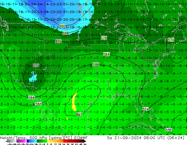 Z500/Rain (+SLP)/Z850 ECMWF сб 21.09.2024 06 UTC