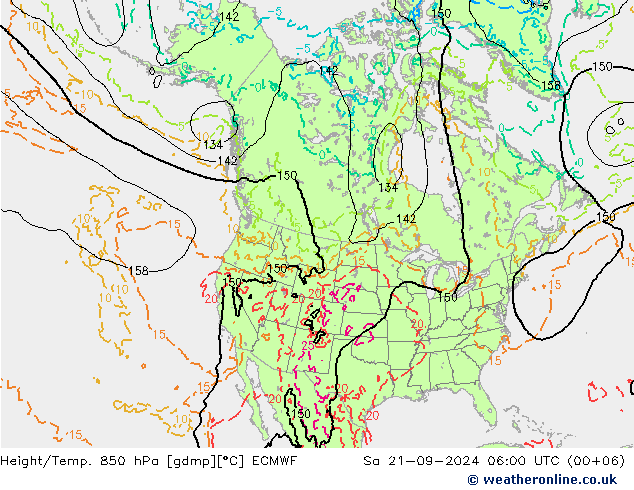 Z500/Rain (+SLP)/Z850 ECMWF Sa 21.09.2024 06 UTC