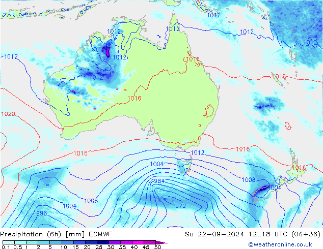 Z500/Rain (+SLP)/Z850 ECMWF Su 22.09.2024 18 UTC