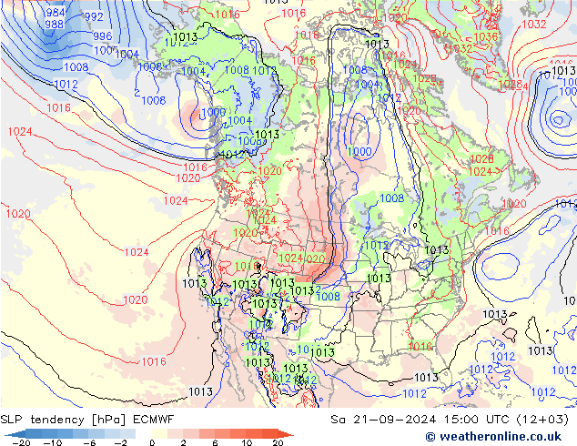 变压 ECMWF 星期六 21.09.2024 15 UTC