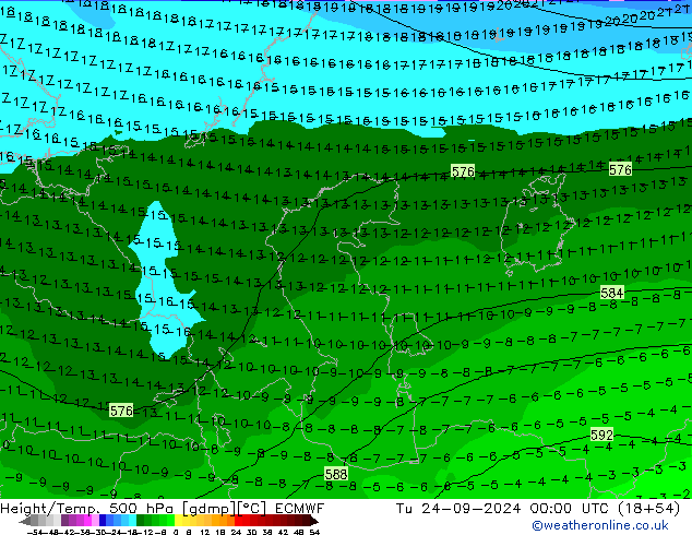 Z500/Rain (+SLP)/Z850 ECMWF mar 24.09.2024 00 UTC