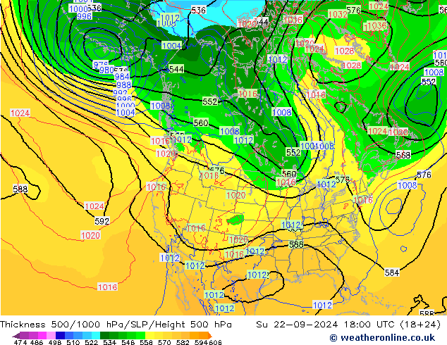 Thck 500-1000hPa ECMWF Ne 22.09.2024 18 UTC