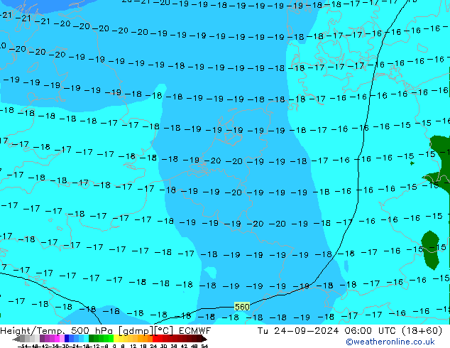 Z500/Rain (+SLP)/Z850 ECMWF Ter 24.09.2024 06 UTC