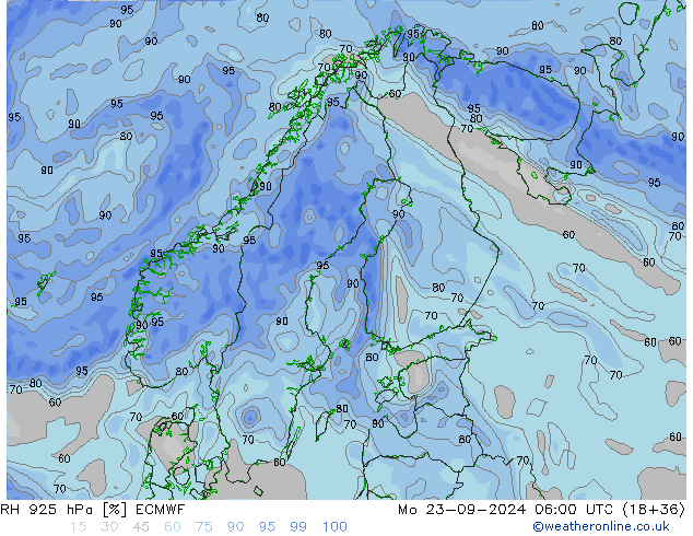 RV 925 hPa ECMWF ma 23.09.2024 06 UTC