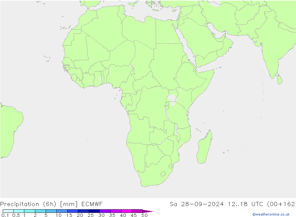 Z500/Rain (+SLP)/Z850 ECMWF sáb 28.09.2024 18 UTC