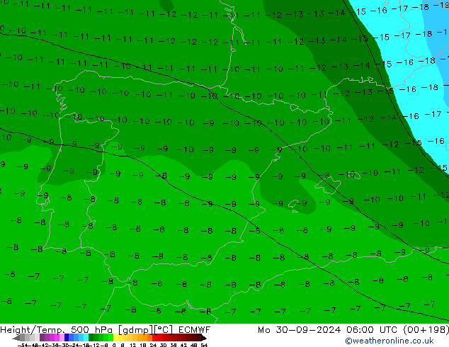 Z500/Rain (+SLP)/Z850 ECMWF Mo 30.09.2024 06 UTC