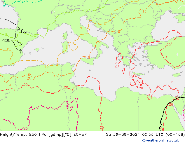 Z500/Rain (+SLP)/Z850 ECMWF Su 29.09.2024 00 UTC