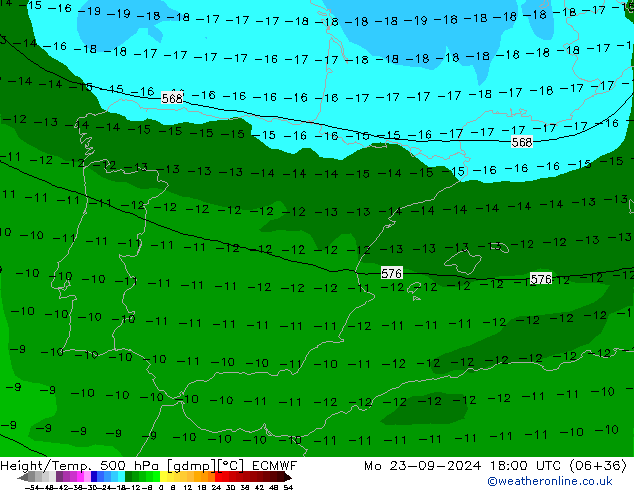 Z500/Rain (+SLP)/Z850 ECMWF Seg 23.09.2024 18 UTC