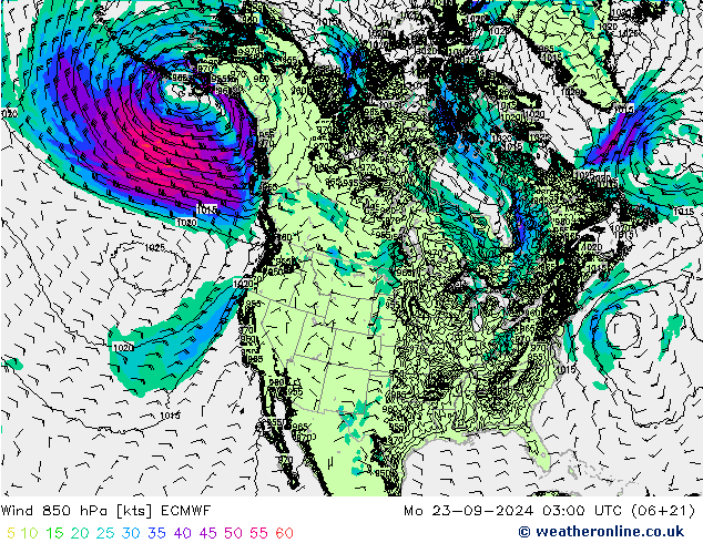 Wind 850 hPa ECMWF ma 23.09.2024 03 UTC