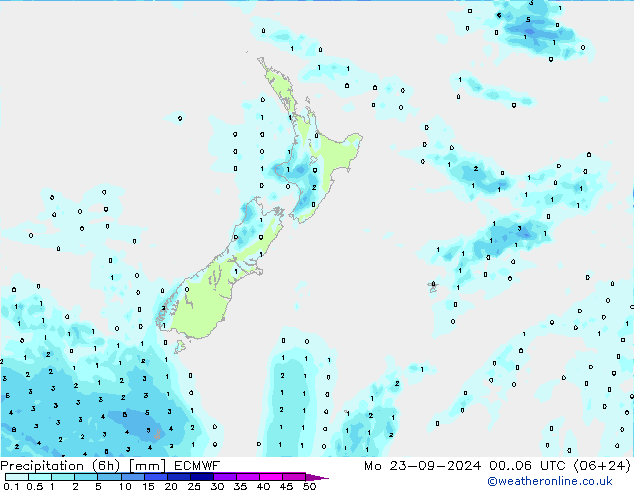 Z500/Regen(+SLP)/Z850 ECMWF ma 23.09.2024 06 UTC