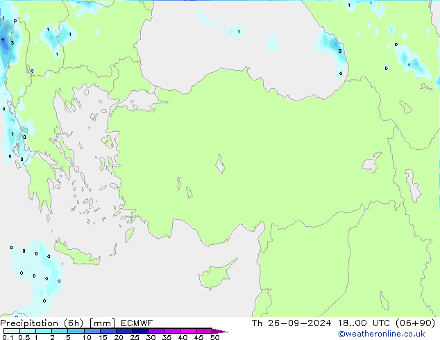 Z500/Rain (+SLP)/Z850 ECMWF  26.09.2024 00 UTC