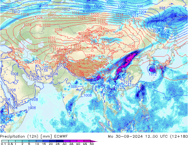  (12h) ECMWF  30.09.2024 00 UTC