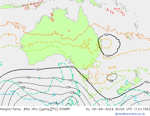 Z500/Rain (+SLP)/Z850 ECMWF Ne 29.09.2024 00 UTC