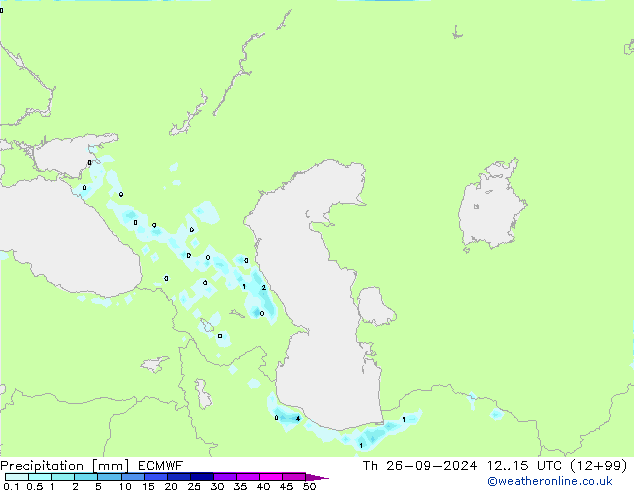 Neerslag ECMWF do 26.09.2024 15 UTC