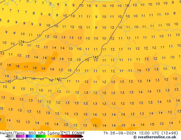 Z500/Regen(+SLP)/Z850 ECMWF do 26.09.2024 12 UTC