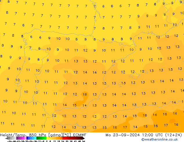 Z500/Rain (+SLP)/Z850 ECMWF lun 23.09.2024 12 UTC