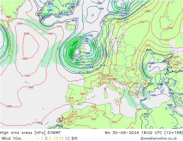 Sturmfelder ECMWF Mo 30.09.2024 18 UTC