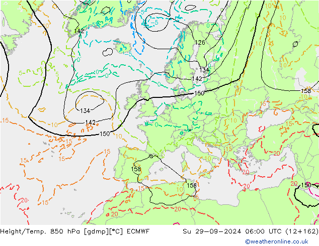 Z500/Rain (+SLP)/Z850 ECMWF dom 29.09.2024 06 UTC