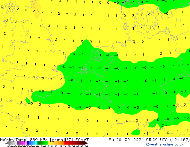 Z500/Rain (+SLP)/Z850 ECMWF Su 29.09.2024 06 UTC