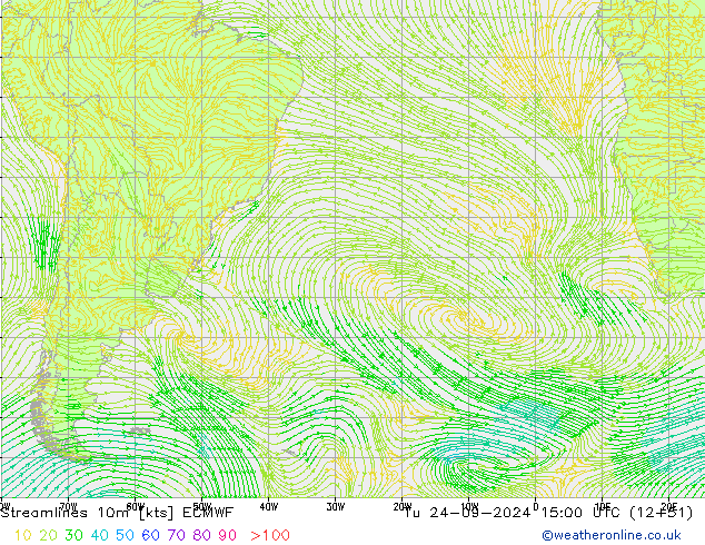 Rüzgar 10m ECMWF Sa 24.09.2024 15 UTC