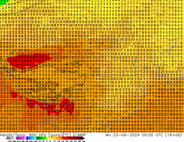 Z500/Rain (+SLP)/Z850 ECMWF  23.09.2024 00 UTC