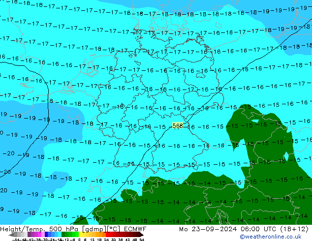 Z500/Rain (+SLP)/Z850 ECMWF  23.09.2024 06 UTC