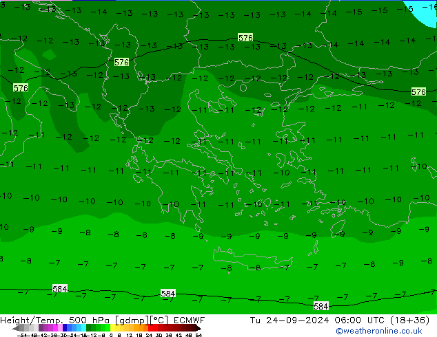 Z500/Rain (+SLP)/Z850 ECMWF mar 24.09.2024 06 UTC