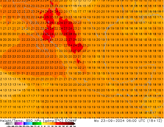 Z500/Rain (+SLP)/Z850 ECMWF lun 23.09.2024 06 UTC