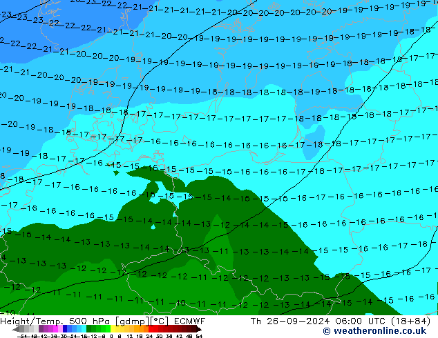 Z500/Rain (+SLP)/Z850 ECMWF чт 26.09.2024 06 UTC