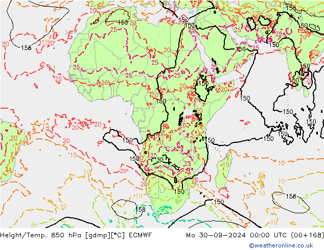 Z500/Rain (+SLP)/Z850 ECMWF Mo 30.09.2024 00 UTC