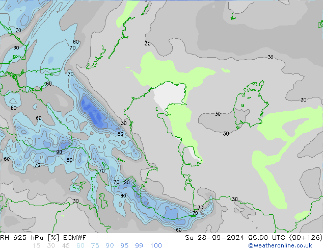 RV 925 hPa ECMWF za 28.09.2024 06 UTC