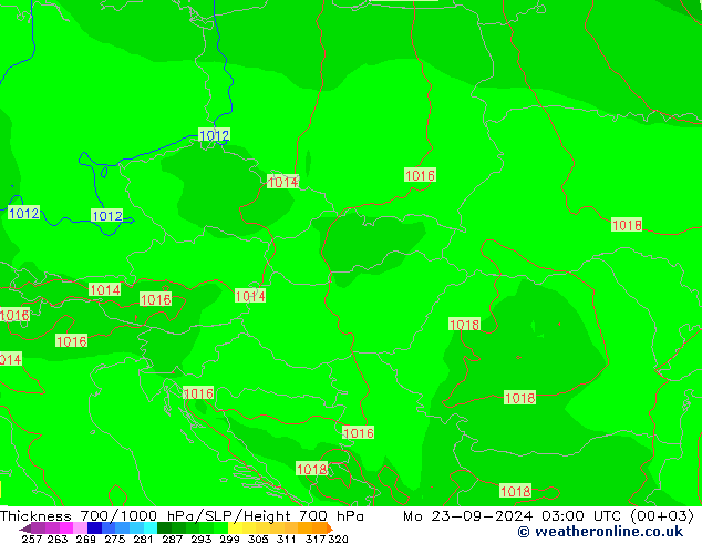 Thck 700-1000 hPa ECMWF Seg 23.09.2024 03 UTC