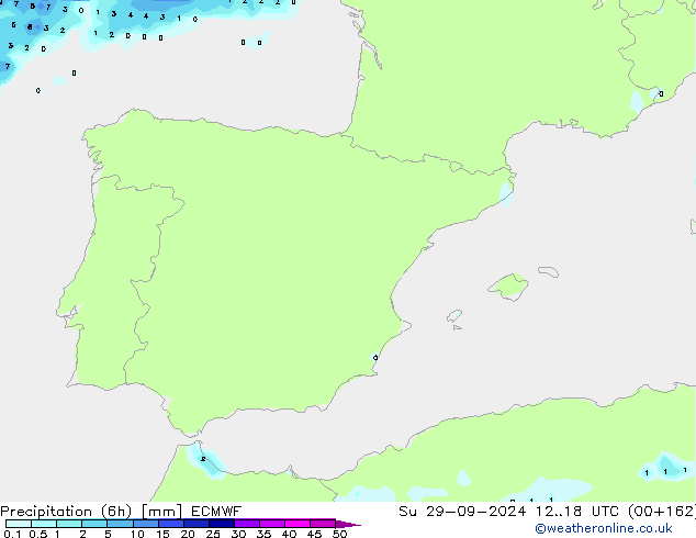 Z500/Rain (+SLP)/Z850 ECMWF Ne 29.09.2024 18 UTC