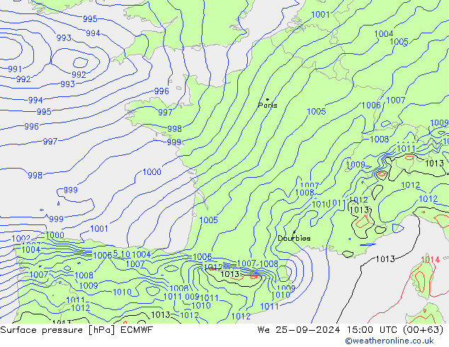      ECMWF  25.09.2024 15 UTC