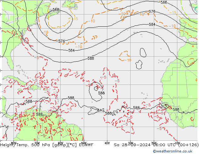 Z500/Rain (+SLP)/Z850 ECMWF So 28.09.2024 06 UTC