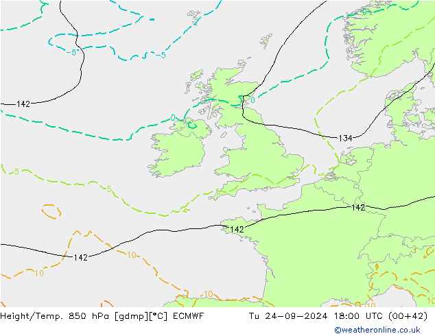 Z500/Rain (+SLP)/Z850 ECMWF mar 24.09.2024 18 UTC