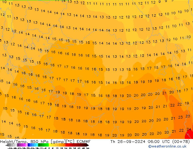 Z500/Rain (+SLP)/Z850 ECMWF Do 26.09.2024 06 UTC