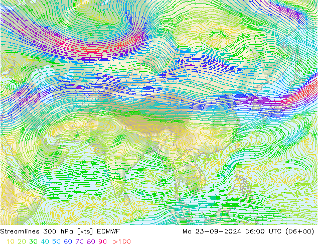  300 hPa ECMWF  23.09.2024 06 UTC