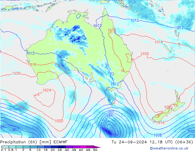 Z500/Rain (+SLP)/Z850 ECMWF mar 24.09.2024 18 UTC