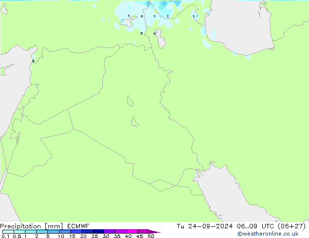 Precipitation ECMWF Tu 24.09.2024 09 UTC