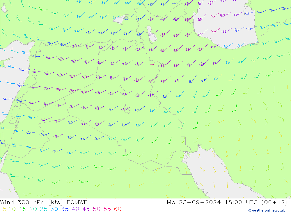  500 hPa ECMWF  23.09.2024 18 UTC