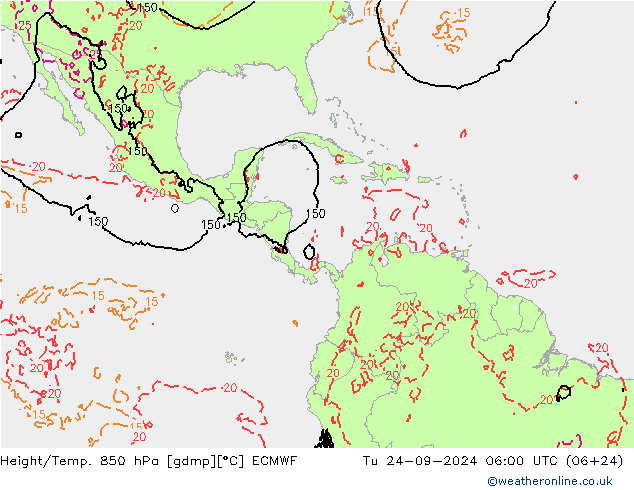 Z500/Rain (+SLP)/Z850 ECMWF mar 24.09.2024 06 UTC