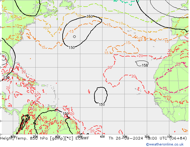 Z500/Rain (+SLP)/Z850 ECMWF  26.09.2024 18 UTC