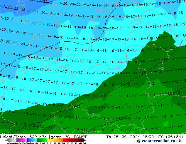 Z500/Regen(+SLP)/Z850 ECMWF do 26.09.2024 18 UTC