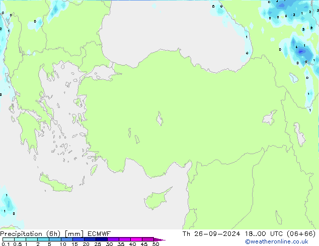 Z500/Rain (+SLP)/Z850 ECMWF чт 26.09.2024 00 UTC