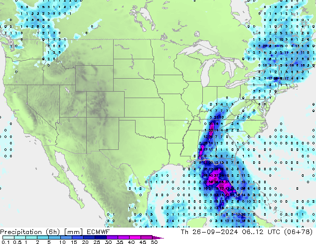 Z500/Rain (+SLP)/Z850 ECMWF Th 26.09.2024 12 UTC