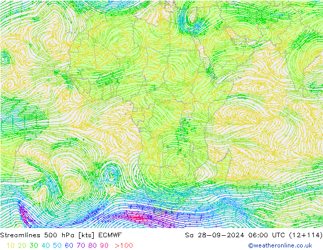  500 hPa ECMWF  28.09.2024 06 UTC