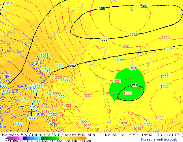 Thck 500-1000hPa ECMWF Seg 30.09.2024 18 UTC